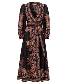 Damen Wickelkleid WAVERLY WRAP MIDI von Zimmermann