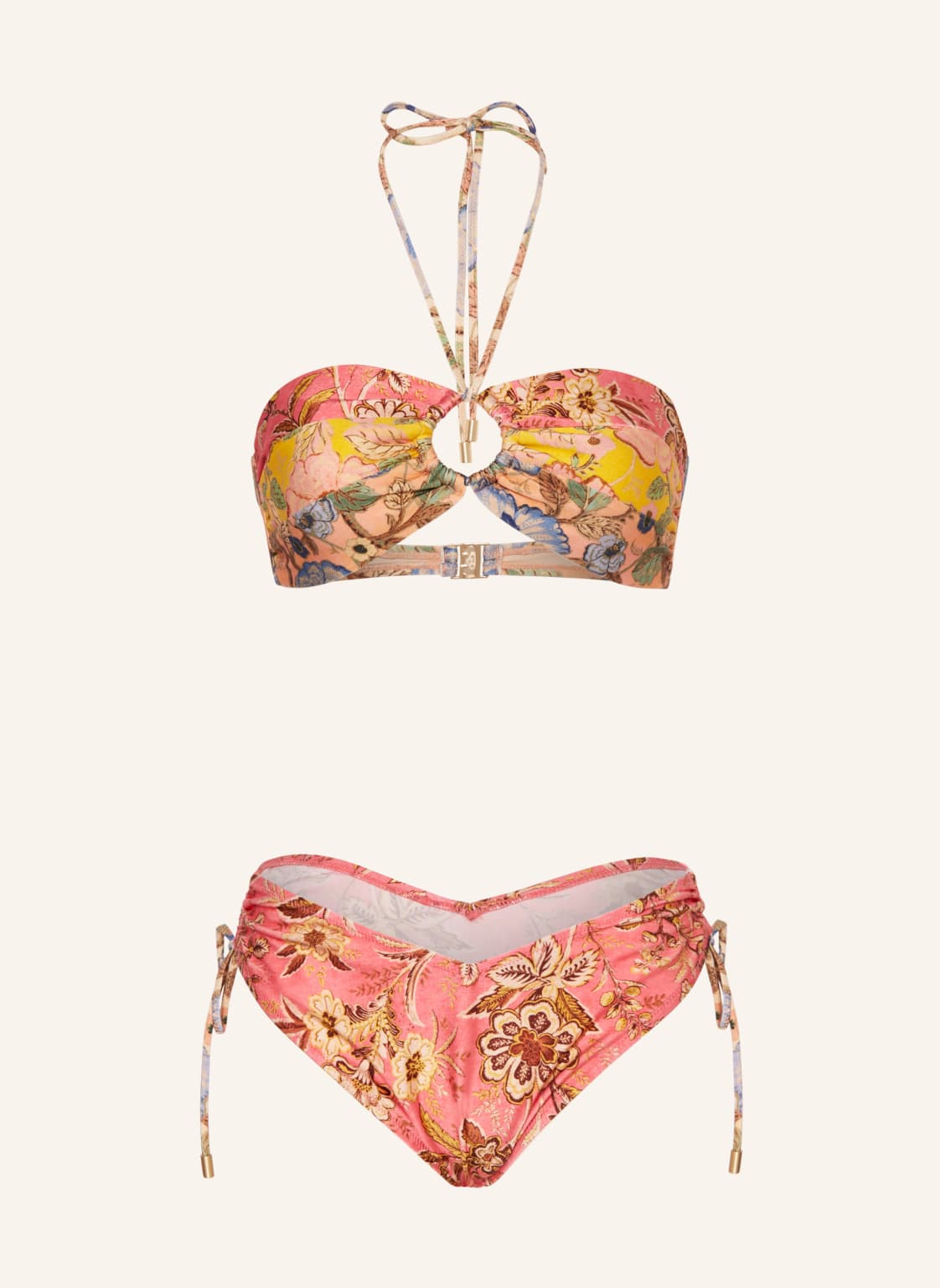 Zimmermann Bandeau-Bikini Junie gelb von Zimmermann