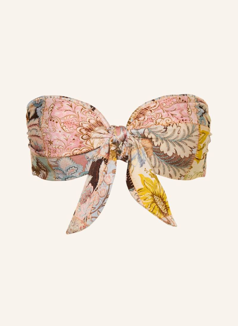 Zimmermann Bandeau-Bikini-Top Daylight beige von Zimmermann