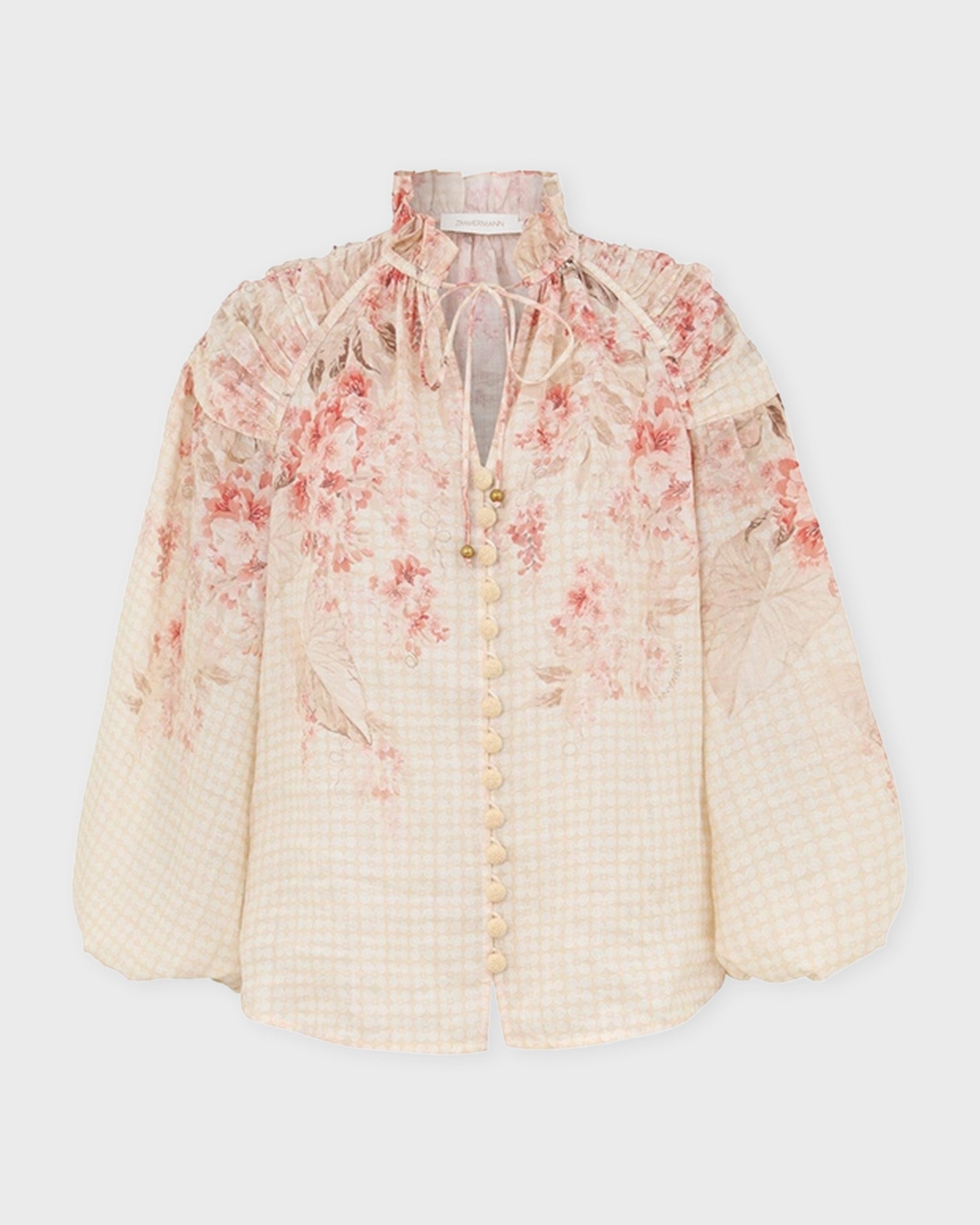 Zimmermann Blouse Illuminate Billow Multicolor von Zimmermann