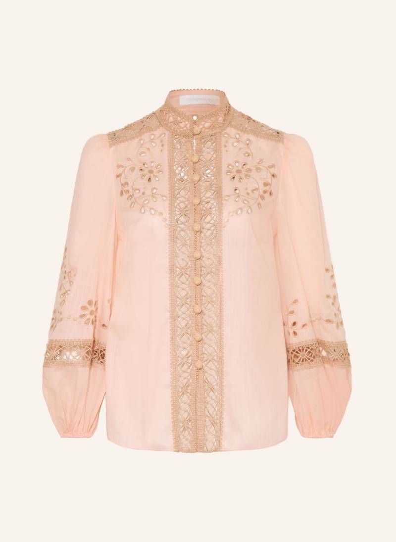 Zimmermann Bluse Awaken orange von Zimmermann