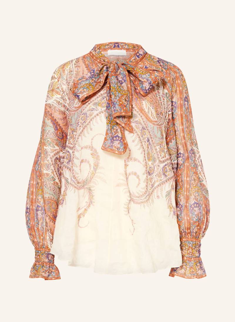 Zimmermann Blusenshirt Rhiannon Mit Schluppe beige von Zimmermann