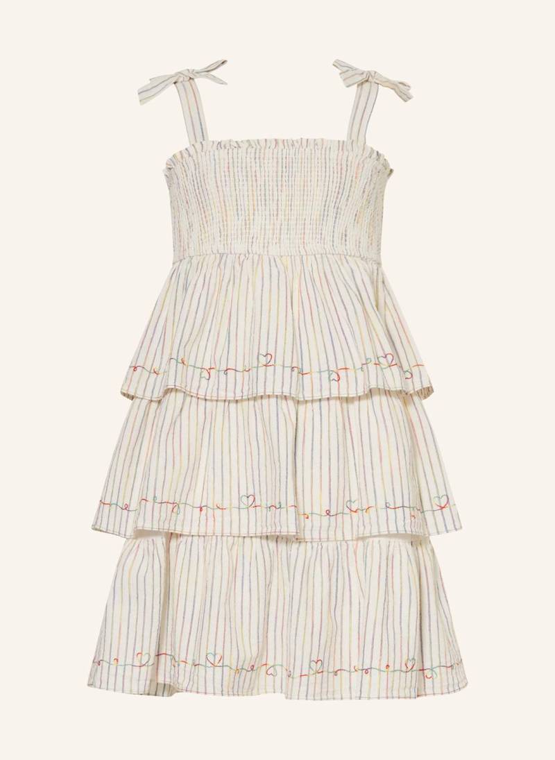 Zimmermann Cold-Shoulder-Kleid Mit Volants weiss von Zimmermann