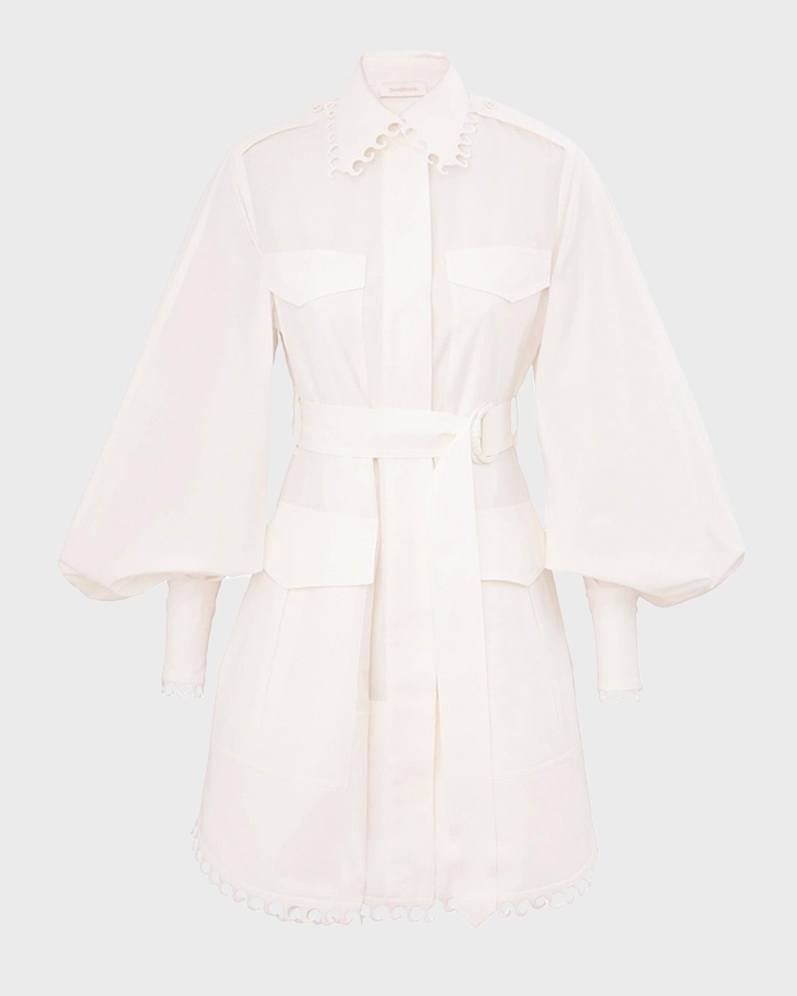 Zimmermann Dress Illuminate Utility Mini Ivory von Zimmermann