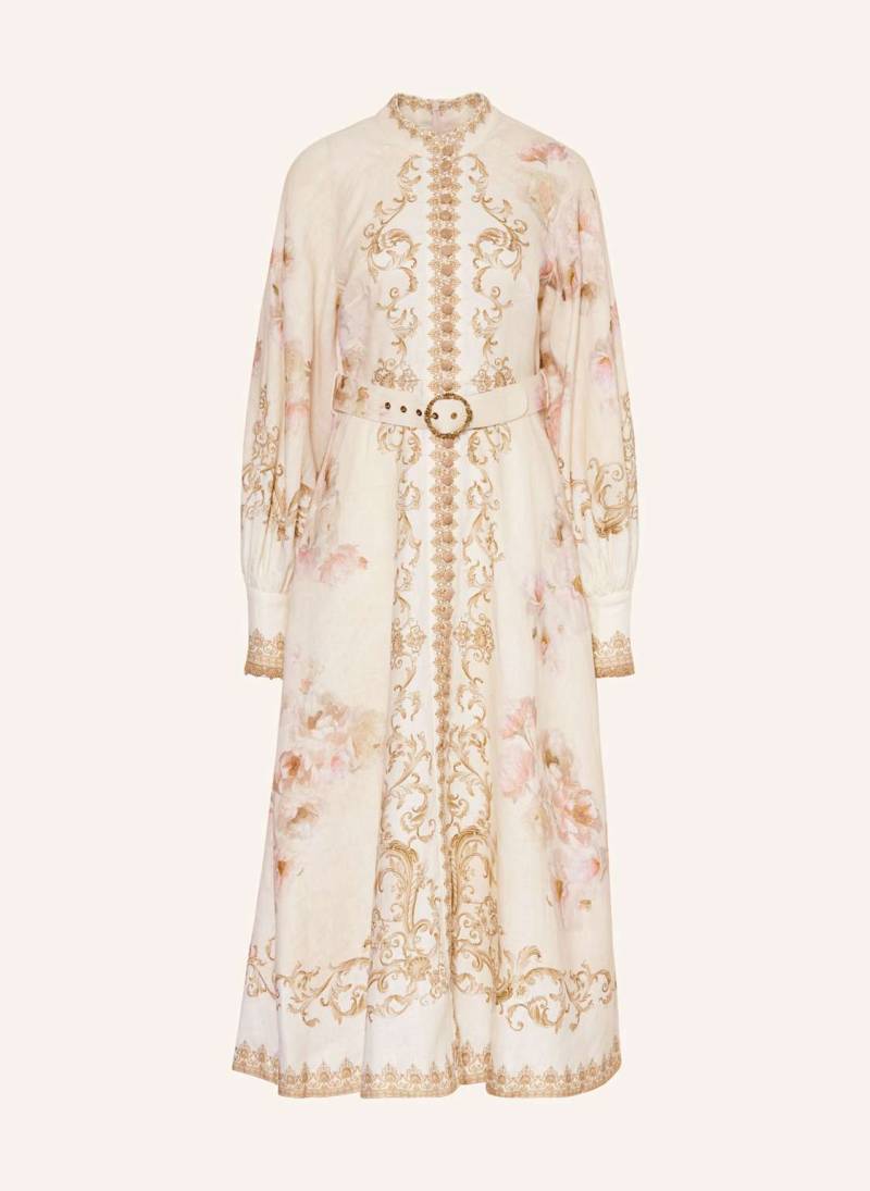 Zimmermann Leinenkleid Hypnotic weiss von Zimmermann