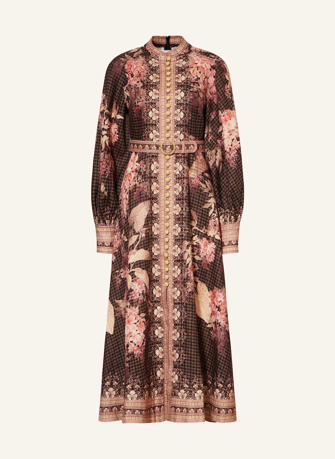 Zimmermann Leinenkleid schwarz von Zimmermann