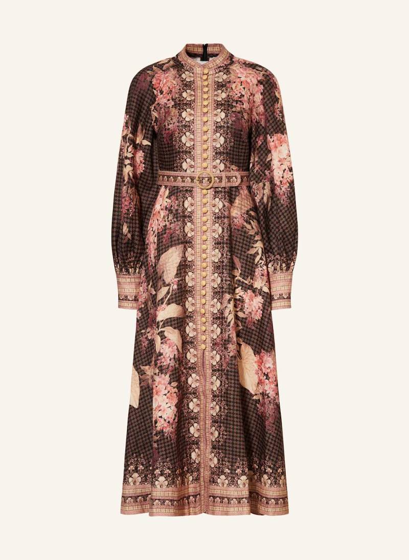 Zimmermann Leinenkleid schwarz von Zimmermann