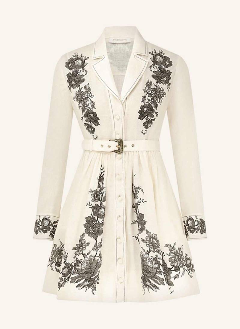 Zimmermann Leinenkleid weiss von Zimmermann