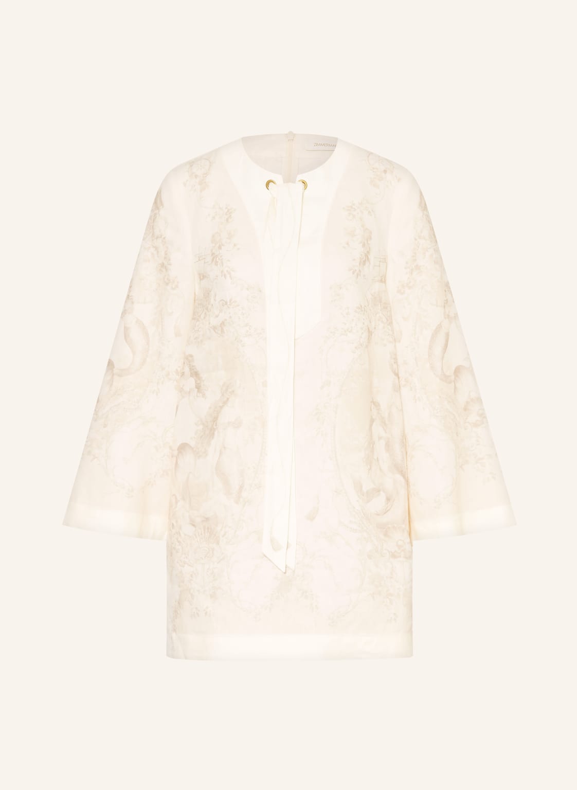 Zimmermann Leinenkleid weiss von Zimmermann