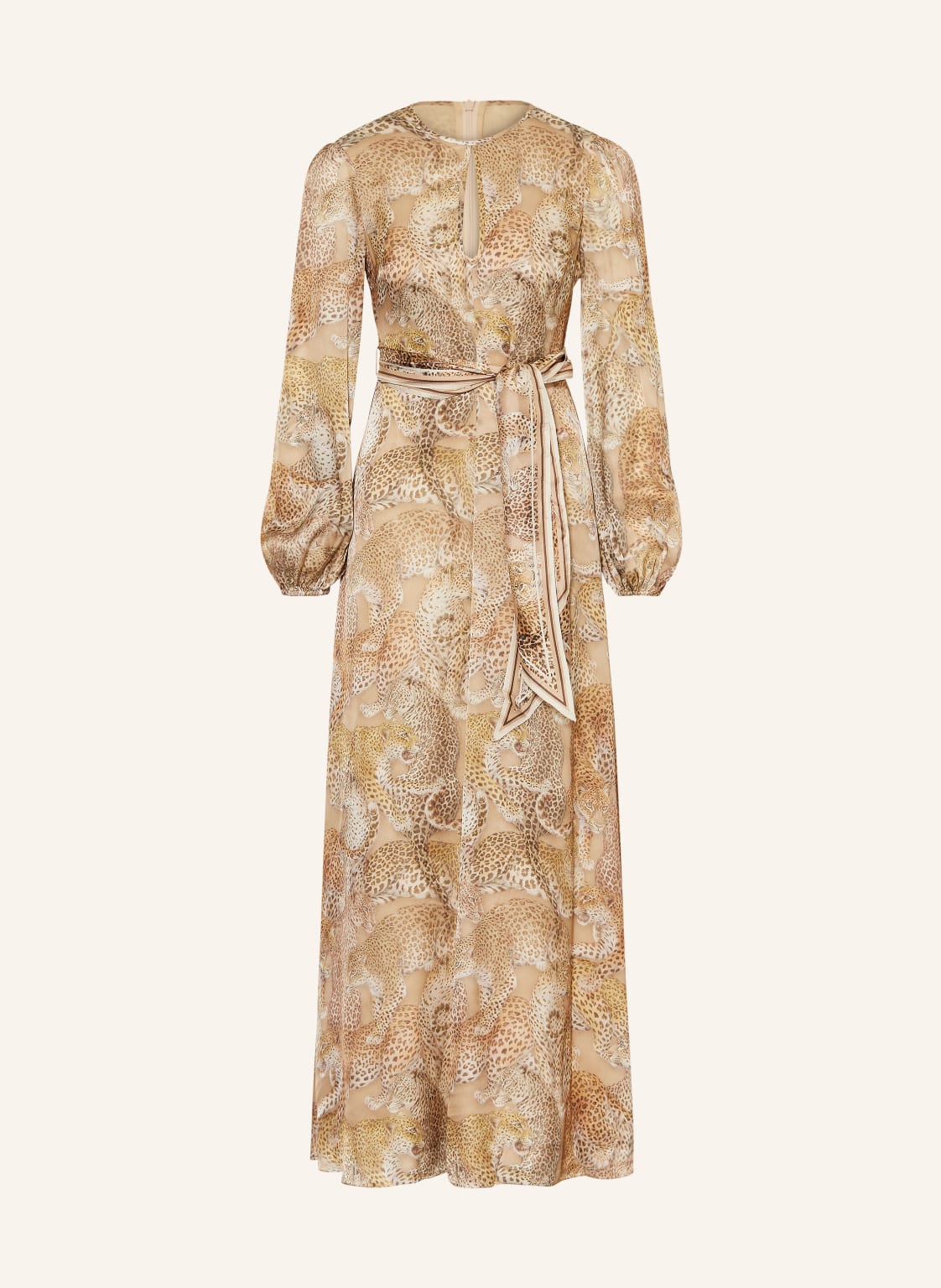 Zimmermann Seidenkleid Rebellion braun von Zimmermann