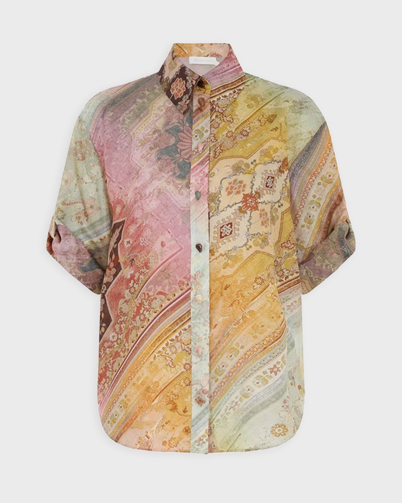 Zimmermann Shirt Tallow Relaxed Multicolor von Zimmermann