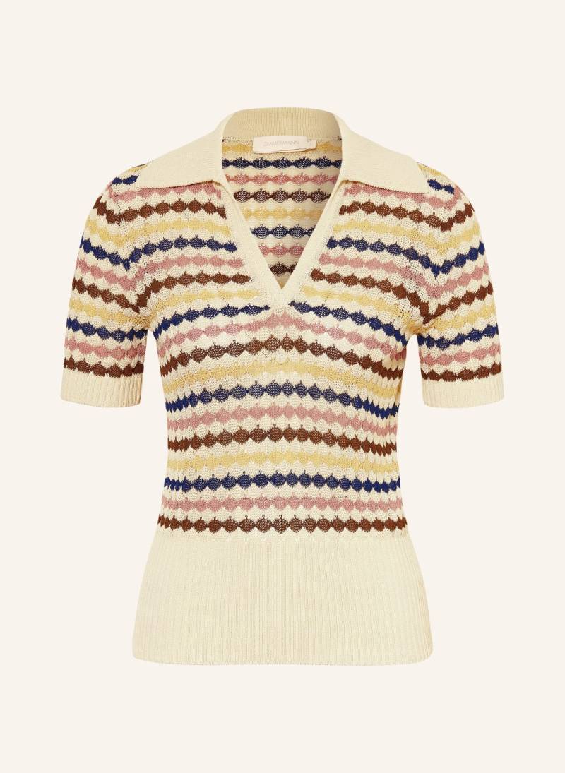 Zimmermann Strick-Poloshirt beige von Zimmermann
