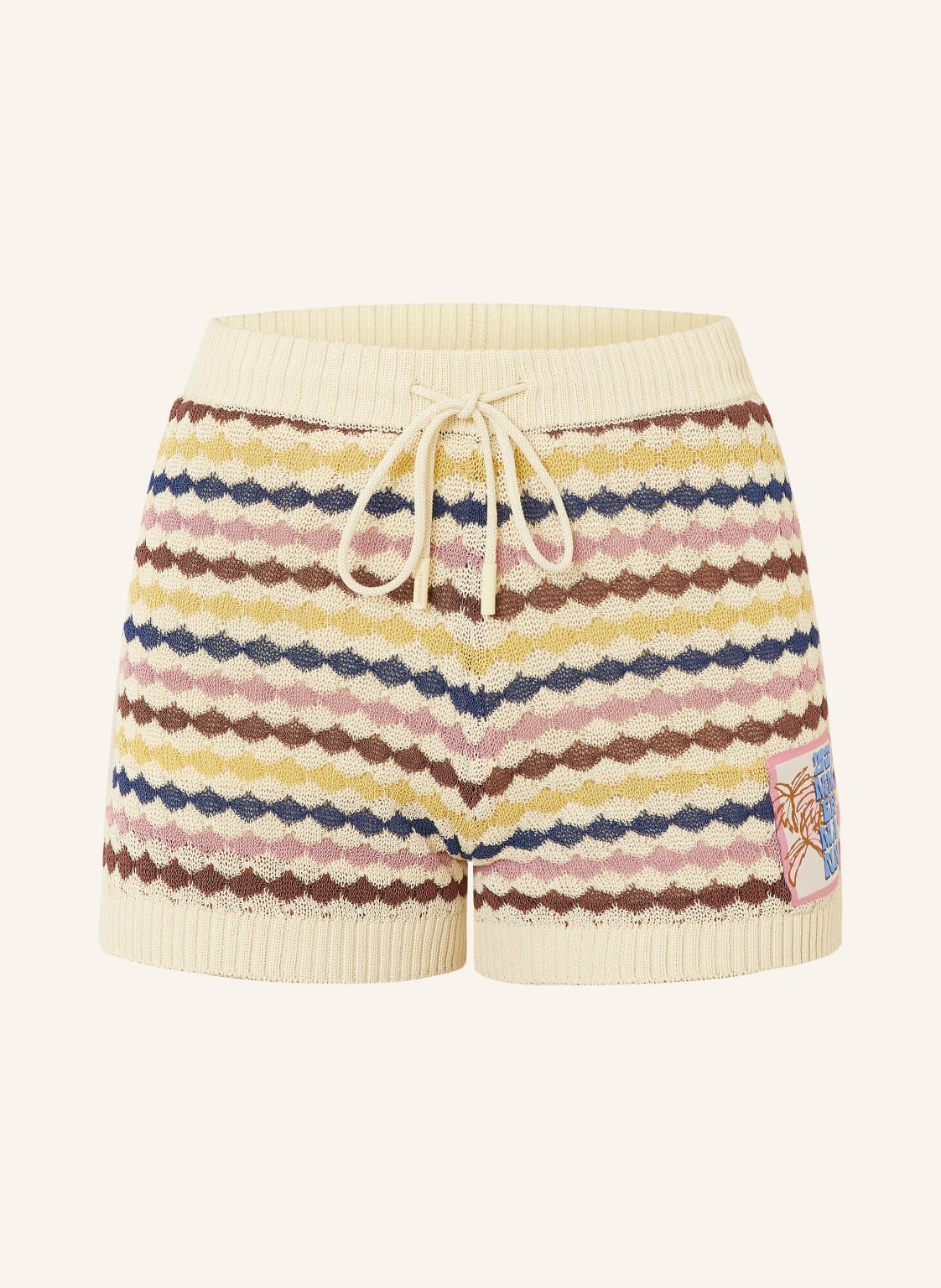 Zimmermann Strickshorts beige von Zimmermann