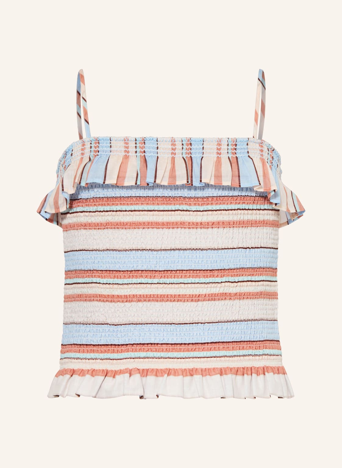 Zimmermann Top Daylight Mit Rüschen rosa von Zimmermann