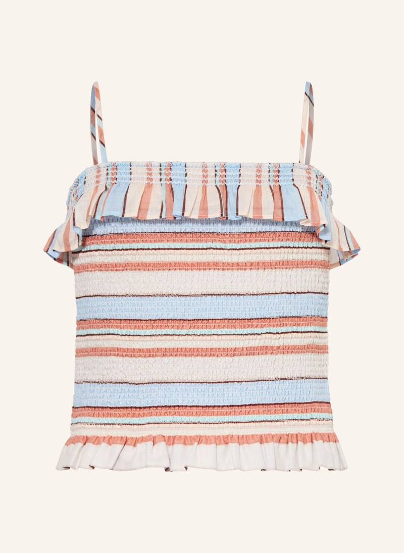 Zimmermann Top Daylight Mit Rüschen rosa von Zimmermann