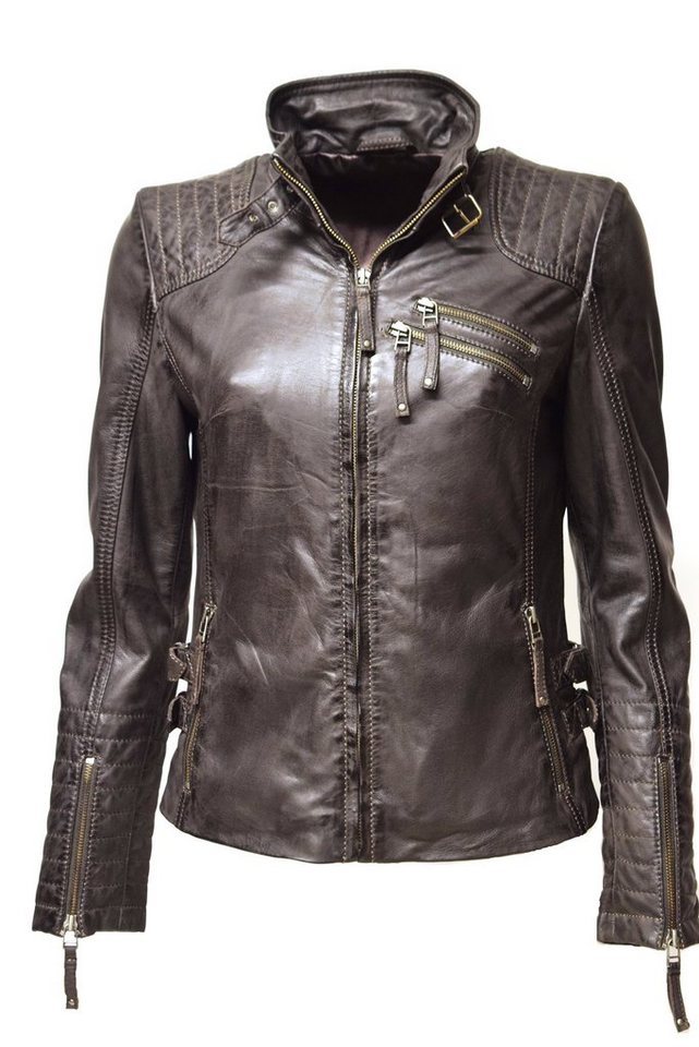 Zimmert Leather Lederjacke Amy (1-St) weiches Lammnappa Leder von Zimmert Leather