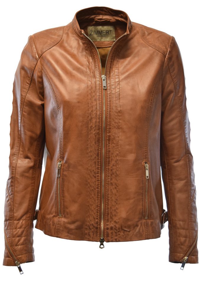 Zimmert Leather Lederjacke Tina leicht, weiches Leder von Zimmert Leather