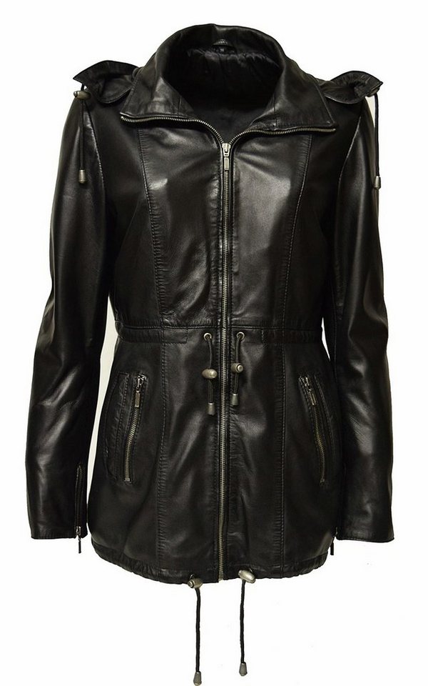 Zimmert Lederjacke Romy mit abnehmbarer Kapuze von Zimmert