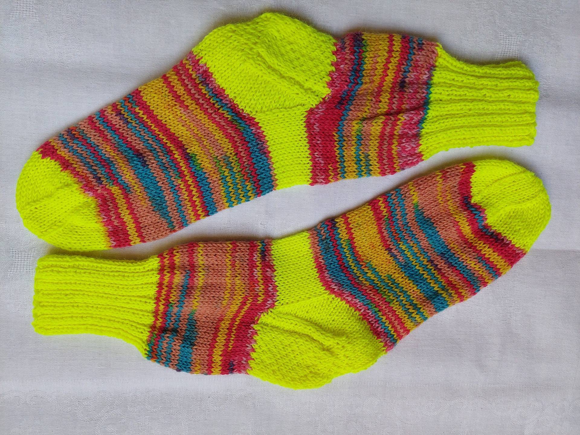 Wollsocken Für Frauen Größe 36/37 Handgestrickt von ZimpelKreationen