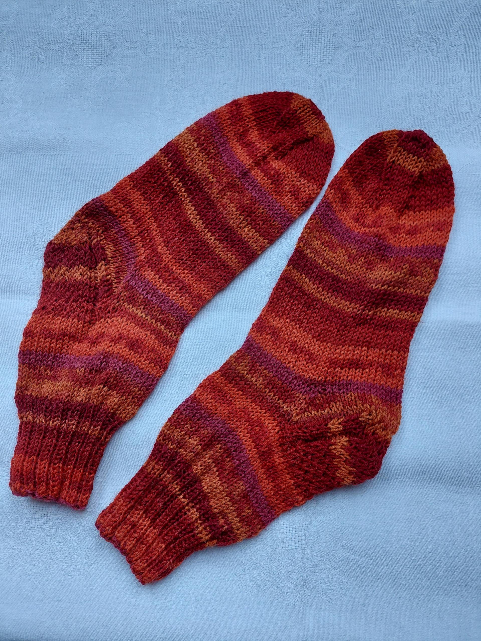 Wollsocken Für Frauen Größe 36/37 Handgestrickt von ZimpelKreationen