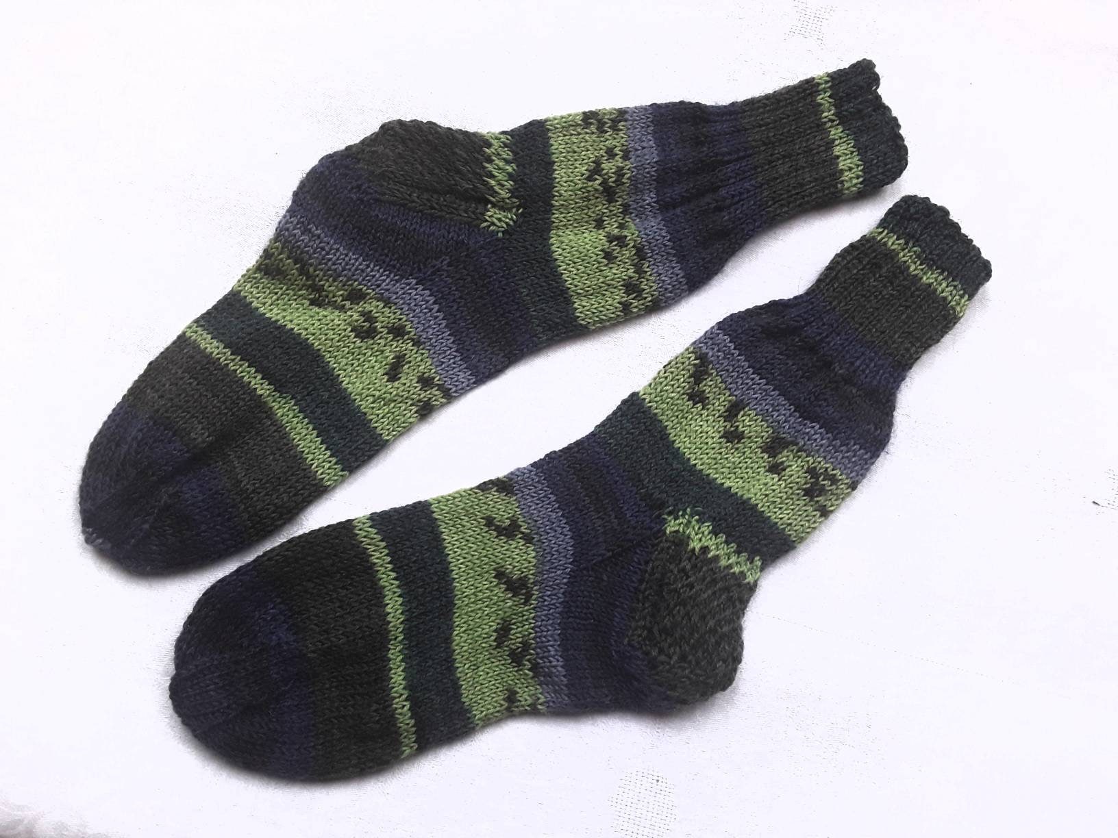Wollsocken Für Frauen Größe 36 Handgestrickt von ZimpelKreationen