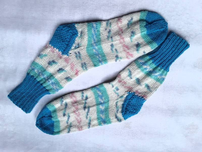 Wollsocken Für Frauen Größe 39/40 Handgestrickt von ZimpelKreationen