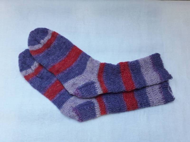 Wollsocken Für Frauen Größe 39/40 Handgestrickt von ZimpelKreationen