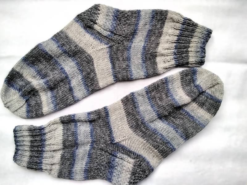 Wollsocken Für Männer Größe 44 Handgestrickt von ZimpelKreationen
