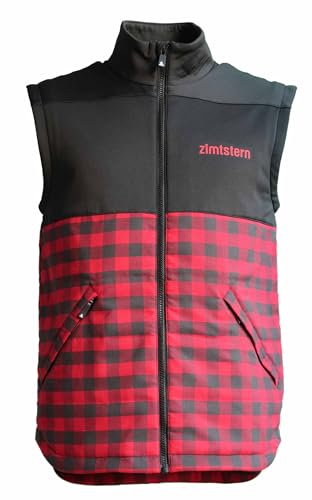 Zimtstern Boulderz Weste Herren rot/schwarz von Zimtstern