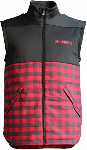 Zimtstern Boulderz Weste Herren rot/schwarz von Zimtstern