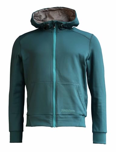 Zimtstern Coldheartz Powerstretch Kapuzenjacke mit Reißverschluss (DE/NL/SE/PL, Alphanumerisch, L, Regular, Regular, Petrol) von Zimtstern