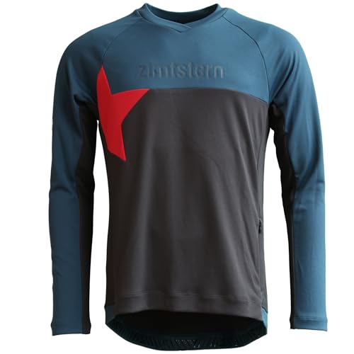 Zimtstern Herren Bulletz Radtrikot, Dark Navy-French Navy, M von Zimtstern