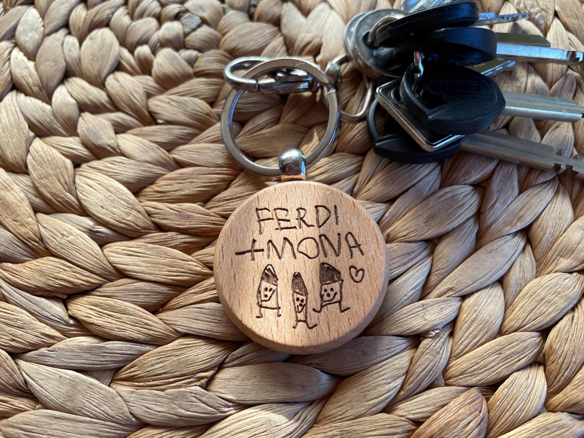 Schlüsselanhänger Mit Kinderhandschrift Kinderzeichnung Holz Für Oma, Opa, Mama, Papa Muttertag Vatertag Personalisiert Gravur Geschenk Schlüsselanhänger Mit Kinderhandschrift Kinderzeichnung Holz Für Oma, Opa, Mama, Papa Muttertag Vatertag Personalisiert Gravur Geschenk von ZimtundIgelkuss