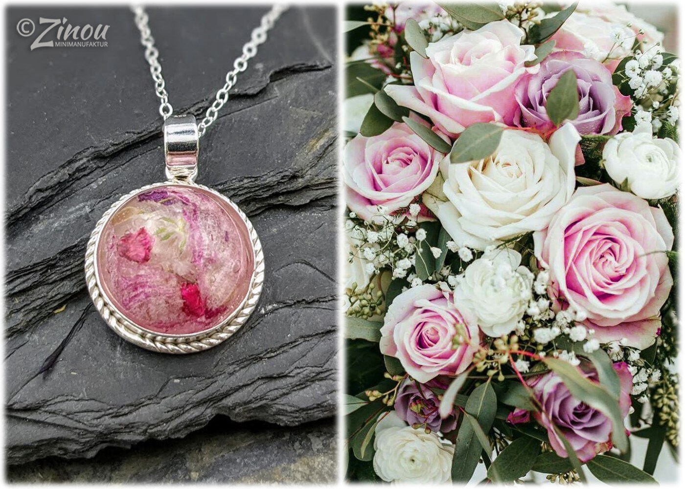 Anhänger Dahlia 16mm Aus Den Blüten Deines Eigenen Brautstrauß, Erinnerung, Hochzeit, Andenken Anhänger Dahlia 16mm Aus Den Blüten Deines Eigenen Brautstrauß, Erinnerung, Hochzeit, Andenken von ZinaBluetenschmuck