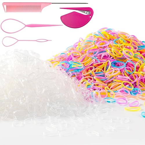 Zingso Kleine Haargummis Dünne Haargummis, 2000 Stück Mini Haargummis Mädchen Durchsichtige Haargummis Klein Dünn Mähnengummis Pferd Haare Flechten Gummiband für Kinder Mädchen Frauen Haarstyling Zingso Kleine Haargummis Dünne Haargummis, 2000 Stück Mini Haargummis Mädchen Durchsichtige Haargummis Klein Dünn Mähnengummis Pferd Haare Flechten Gummiband für Kinder Mädchen Frauen Haarstyling von Zingso