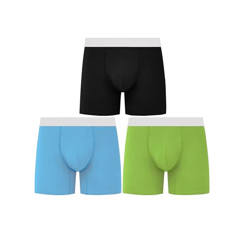 Zingther Boxershorts Herren 3er Pack Männer Unterwäsche Unterhosen Trunks Men Boxer Baumwolle, XS von Zingther