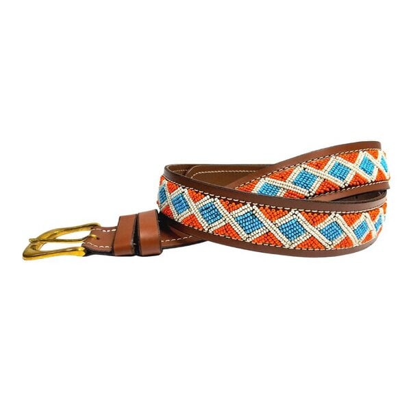 Zinj Design Massai Ledergürtel - Cameroun Kenia - Unisex von Zinj Design