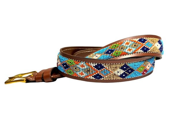 Zinj Design Massai Ledergürtel - San Tan Kenia - Unisex von Zinj Design