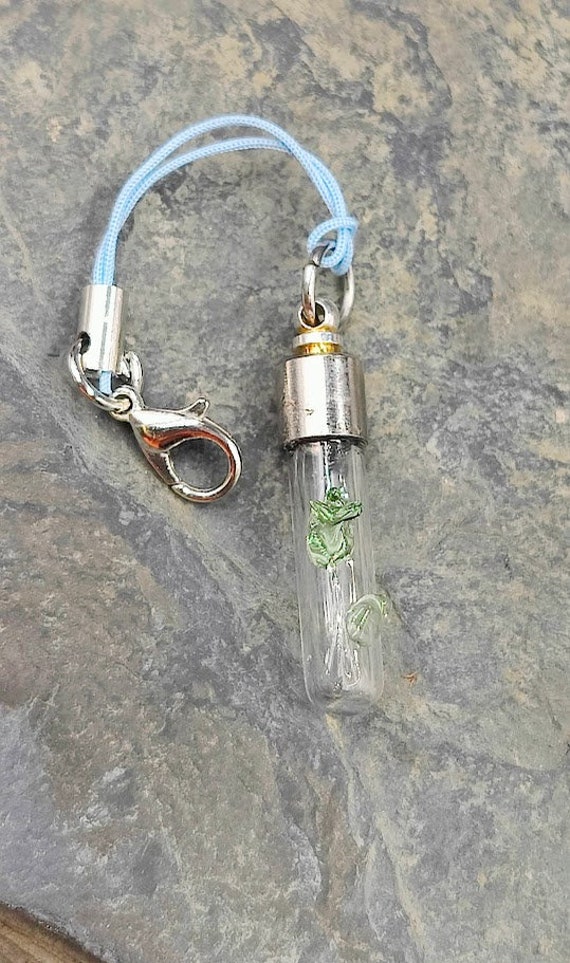 Phiole Röhrchen Zum Selber Füllen Für Fell, Asche Oder Haare, Sand, Locke, Zähnchen, Erinnerungsschmuck, Andenken von ZinouMinimanufaktur