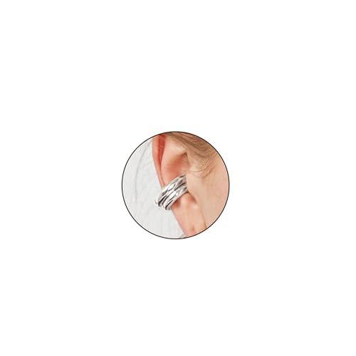 Chunky Strass Ohrmanschette Nicht-Piercing Clip-On Ohrringe Gold Tone Chirurgischer Stahl Mode Schmuck für den Alltag Chunky Strass Ohrmanschette Nicht-Piercing Clip-On Ohrringe Gold Tone Chirurgischer Stahl Mode Schmuck für den Alltag von Zinx