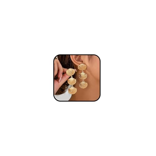 Shell Starfish Ohrringe für Frauen Leichtgewicht Beach Pearl Schmuck Sommer Urlaub Kleider Zubehör Shell Starfish Ohrringe für Frauen Leichtgewicht Beach Pearl Schmuck Sommer Urlaub Kleider Zubehör von Zinx