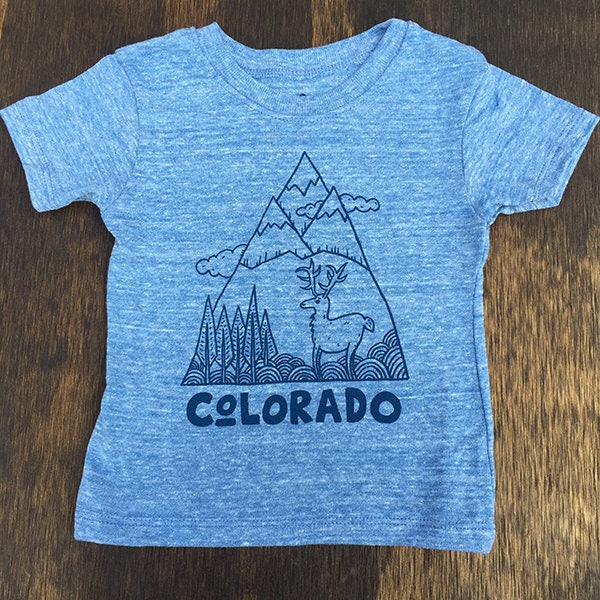 Blau/Colorado Mountain Shirt Blau/Colorado Mountain Shirt von Ziokids
