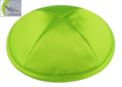Zion Judaica Ltd Unisex SDX-Lime Skullcap Kippah, lindgrün, Einheitsgröße von Zion Judaica Ltd