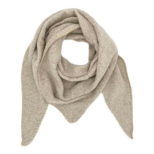 Ziona Damenschal leicht Winter Herbst Dreiecksschal weich XXL Winterschal (Beige) von Ziona