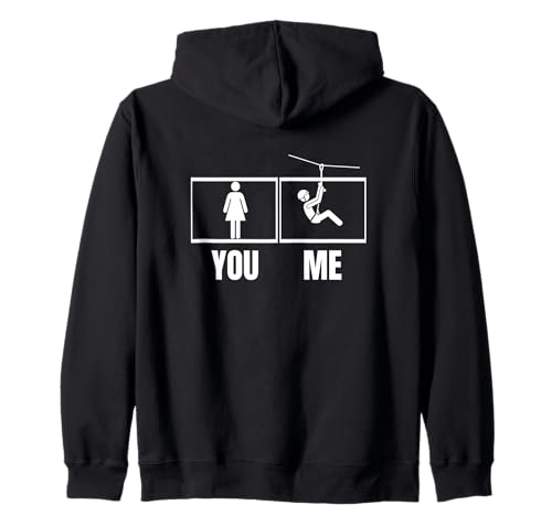Ziplining Stolze lustige Zipline für Frauen Kapuzenjacke Ziplining Stolze lustige Zipline für Frauen Kapuzenjacke von Zip Line Gifts For Backyard Zipline Fans
