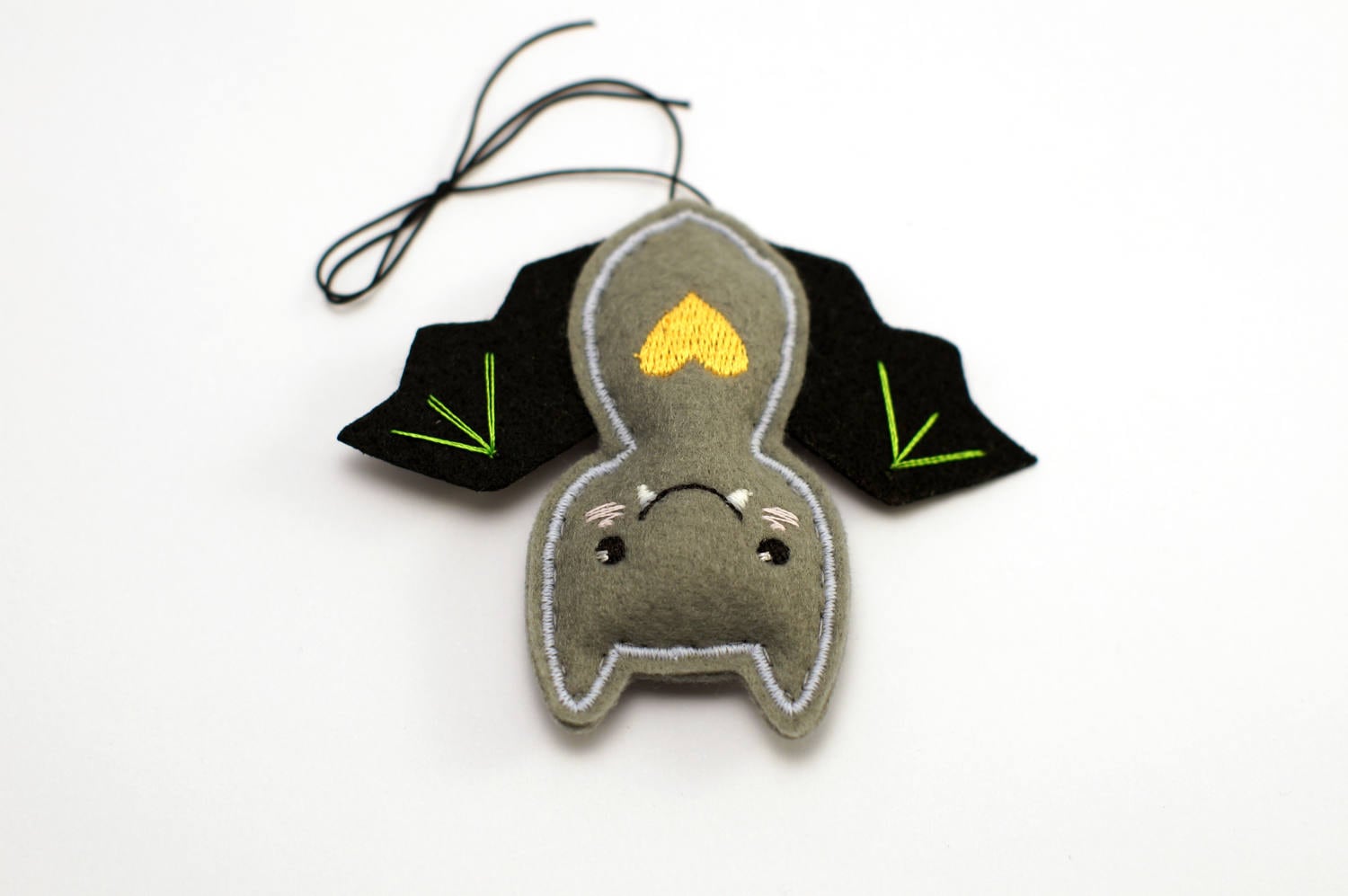 Filz Ornament Baby Fledermaus Auto Spiegel Hängen Accessoires Home Kinderzimmer Dekoration Neon Herz Filz Ornament Baby Fledermaus Auto Spiegel Hängen Accessoires Home Kinderzimmer Dekoration Neon Herz von ZipItSimone