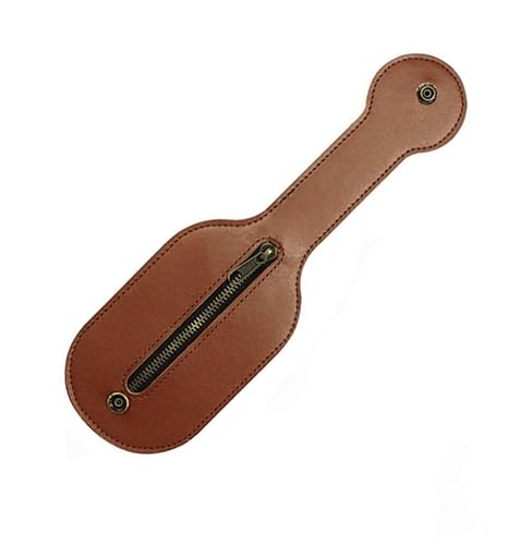 Herren Mini Leder müNze GeldböRse Selbstverteidigung GüRteltasche, Leder schläGer Boston Coin Change Bag Kann In Eine Ledertasche Gelegt Oder Auf Einen GüRtel Gewickelt Werden. (Braun) von Zipits