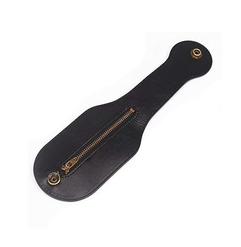 Herren Mini Leder müNze GeldböRse Selbstverteidigung GüRteltasche, Leder schläGer Boston Coin Change Bag Kann In Eine Ledertasche Gelegt Oder Auf Einen GüRtel Gewickelt Werden. (Schwarz) von Zipits