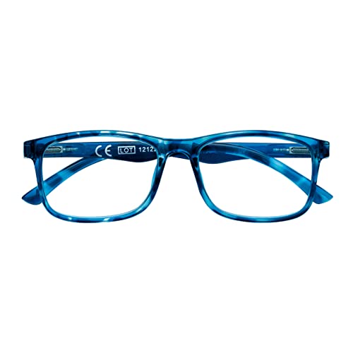 Zippo® -Lesebrille mit einem weichen Linienrahmen, ideal für Männer und Frauen, Diopter +3,50, blaue Meeresfarbe von Zippo