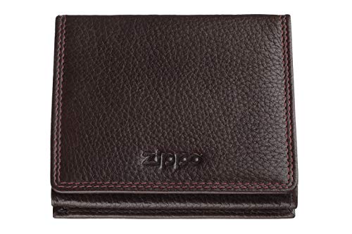 Zippo Herren Doppelseitige Geldbörse Braun (Mokka), 2.5x10.199999999999999x9.3000000000000007 cm von Zippo